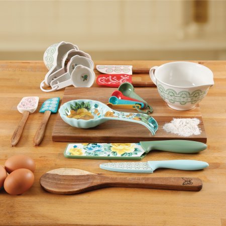 The Pioneer Woman カトラリーセット 20点 Amazon.com: The Pioneer Woman 20 Piece Kitchen Gadget Utensil Set